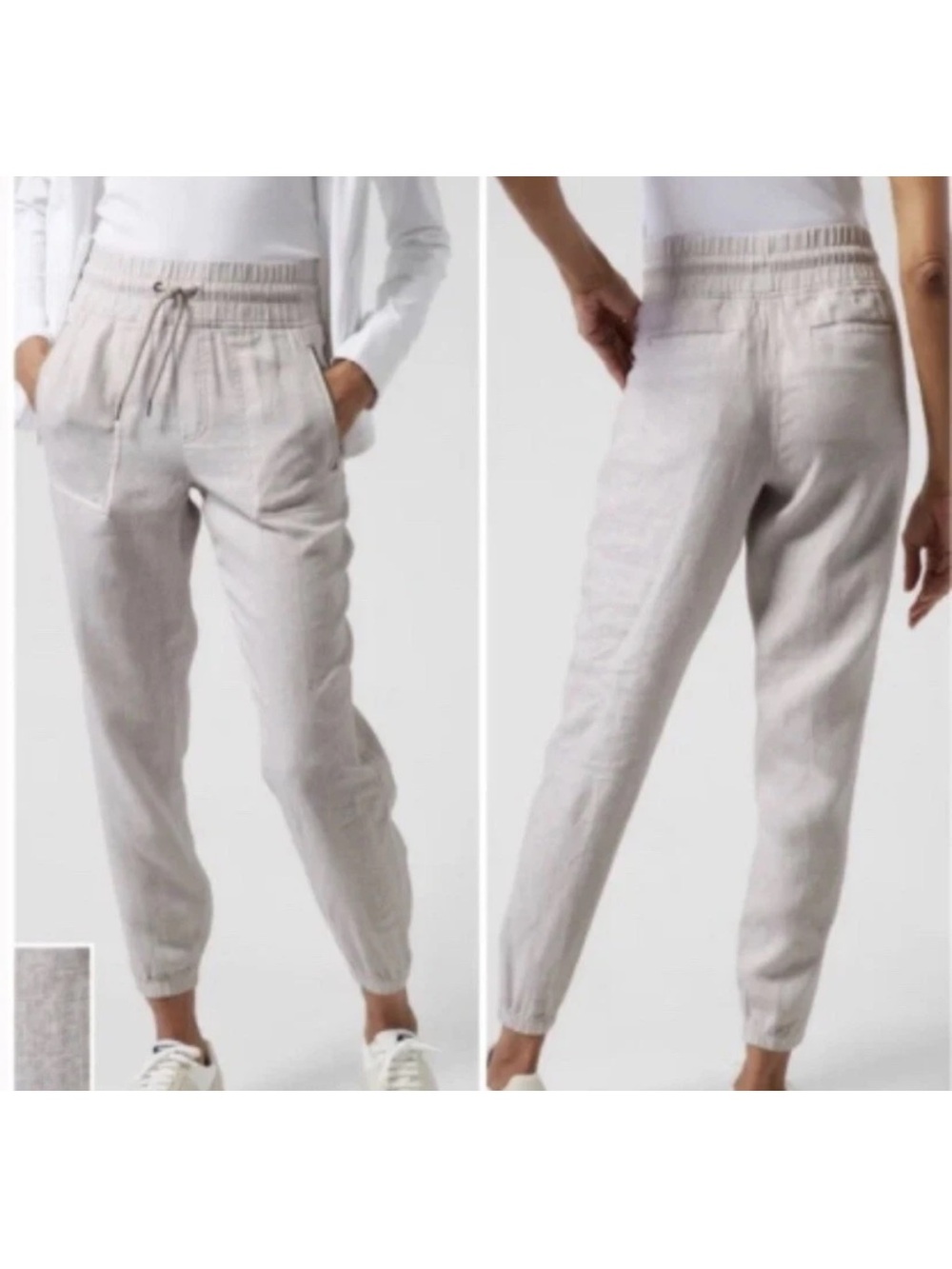 Athleta Cabo linen jogger pant
